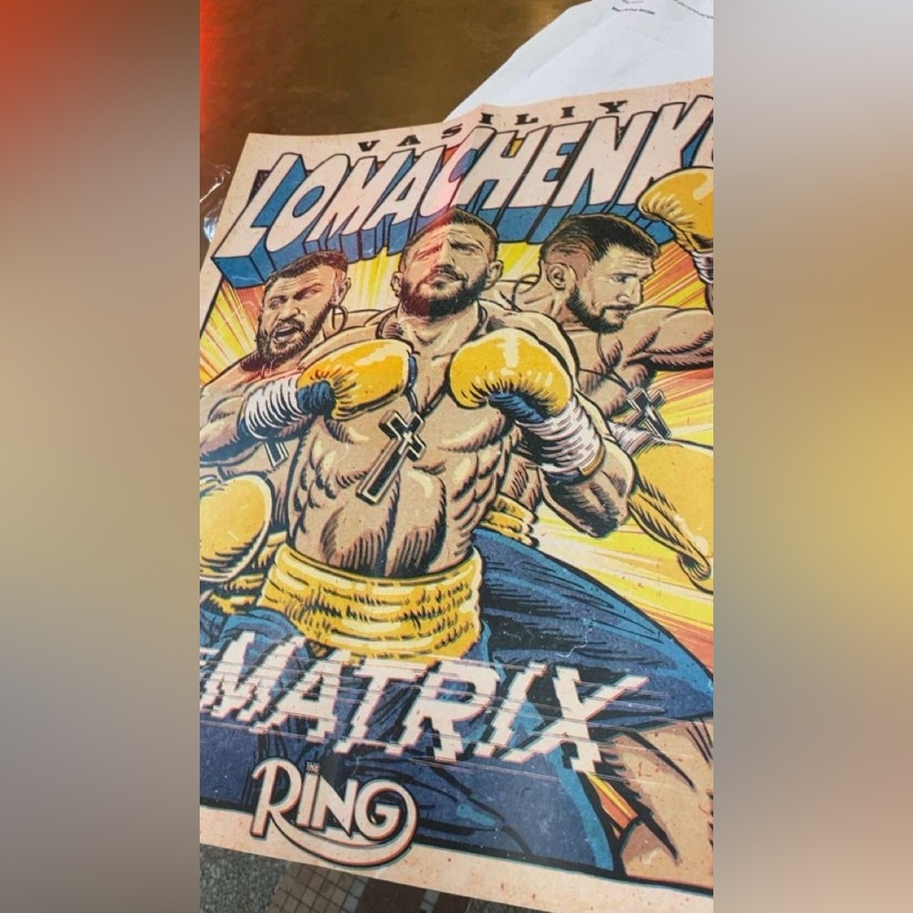 Vasiliy Lomachenko Graphic Poster